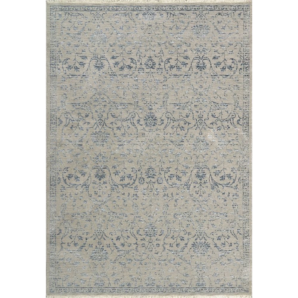 Dynamic Rugs 3880-950 Bailey 5.1 Ft. X 7.7 Ft. Rectangle Rug in Grey/Blue